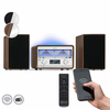 AUNA Elton, stereo sistem, CD, BT, MP3, DAB+, FM radio, VU meter, osvetlitev (VU-DAB)