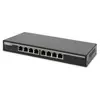 Gigabit Ethernet PoE Switch 8-port PoE, 135W PoE budget