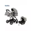 Kidilo a10+c kolica za bebe dark gray ( kidkola10cdg )
