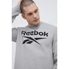 Pulover Reebok moška, siva barva