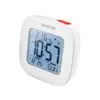 Sencor - Budilka z LCD zaslonom in termometrom 2xAAA bela