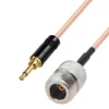 shumee Pigtail JACK 3.5 vtič/N vtičnica RG316 20cm