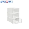 SpaceExpert Set kutija za odlaganje sa fiokama, 5 L, 27x19x10cm, 3 komada, Beli