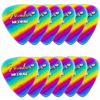 Fender 351 Shape Premium Picks Medium Rainbow 12 Pack