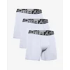 Under Armour Charged Cotton 6 Oprijete boksarice 3 Piece 445451 Bela