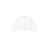 Mayoral Pletena jopica 1307 Bela Regular Fit