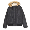 Cropp - Bomber jakna s kapuljačom - CRNO