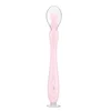KikkaBoo Silikonska kašičica sa vakumom 1 kom Pink (KKB40108)