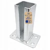 MET Osnovna noga 60x60 mm za vratne stebre, vratnice, panelne ograje 55x55 mm