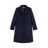 TOMMY HILFIGER Prehoden plašč temno modra