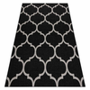 eoshop Preproga SIZAL FLOORLUX 20608 Maroko, Detelja, Mreža, črna, srebrna ( - Velikost: 120x170 cm)