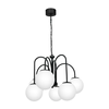Luster na lancu CAMBRIDGE 6xE14/60W/230V crna