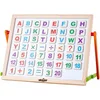 Woody magnetna tabla z ABC, namizna