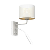 Zidna lampa LOFT SHADE 1xE27/60W+1xG9/8W/230V bela/zlatna