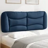 vidaXL Vzglavna stranica modra 120 cm blago