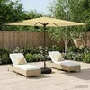 Vrtni Parasol s Podnožjem 200 x 300 cm Poliester Pravokutni