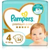 Pampers Premium Care plenice, vel. 4, 9 kg–14 kg, 34 kosov