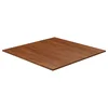 Vidaxl Kvadratna mizna plošča tem. rjava 90x90x1,5 cm trdna hrastovina