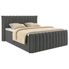 Boxspring Krevet Lina 160/200 cm , antracit