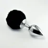 Gardj Europe Pompon Metal Plug, velik, črn