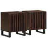 Vidaxl Nočna omarica 2 kosa 40x34x46 cm trdna borovina