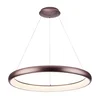 Azzardo AZ5065 - LED Zatemnitveni lestenec na vrvici ANTONIO LED/80W/230V rjava + Daljinski upravljalnik