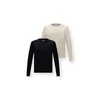 JACK & JONES Pulover JJEBASIC kremna/črna
