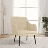 Fotelja krem 63 x 76 x 80 cm od tkanine