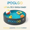 IPoolGo okrogli bazen 3,7 m x 1,2 m | Siva Barva | s tlačilko, črpalko s peščenim filtrom in stopnicami | Vaša Brezskrbna Poletna Oaza | dobava po 20. 7. !