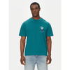 Quiksilver Majica EQYZT08033 Zelena Regular Fit