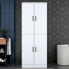 Hanah Home Ormarić za veš mašinu KD109-3198, Beli