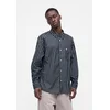Carhartt WIP Srajca Gowan modra/črna/bela
