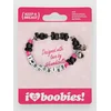 Keep a Breast I Love Boobies Kandi Jewellery gothic