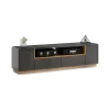 TV miza FRED antracit/hrast artisan