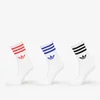 Nogavice adidas 3-Stripes Crew Socks 3-Pack White/ Black/ Clear Pink S