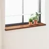 vidaXL Okenski nadstrešek Rjav les 160 x 30 x 4,5 cm PVC