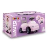 Športové odrážadlo a chodítko so zvukom 2v1 Auto Ride On Pink Smoby ružové s otočnými kolesami a úložným priestorom pod sedadlom od 10 mes SM720541
