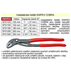 KNIPEX Papagaj - cevna klešta Cobra 1 1/2 87 01 180 crvena