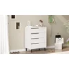 Hanah Home Komoda 74,8x95,1x44,5cm Bela