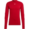 Moška majica adidas Techfit COLD.RDY z dolgimi rokavi, rdeča, M