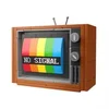 Retro barvna TV gradbeni kocka