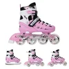Nils Extreme NH10905 4v1 roza rolerji z nastavljivim hokejskim rezilom - 5907695532814