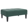 vidaXL vidaXL Stolček za noge temno zelen 77x55x31 cm žamet, (21228670)
