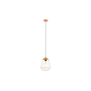 Eglo 54679 - LED luster na sajli NATUR 1xE27/4W/230V u boji bakra
