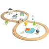 Bigjigs Toys Lesena železniška proga v bližini gozda