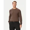 HUGO Pulover Simond 50570261 Rjava Regular Fit