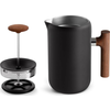 Fellow Clara French Press Matte Black + Walnut 700 ml