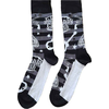 Johnny Cash Nogavice Guitars n Guns Black, White & Grey 40-45