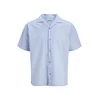 JACK & JONES Srajca JWHSUMMER svetlo modra/bela