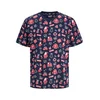 JACK & JONES Majica BELL XMAS mornarska/temno rdeča/bela